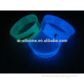 Manufacturer cheap customized glow silicone wrist bands,customized glow silicone wrist bands,glow silicone wrist bands
